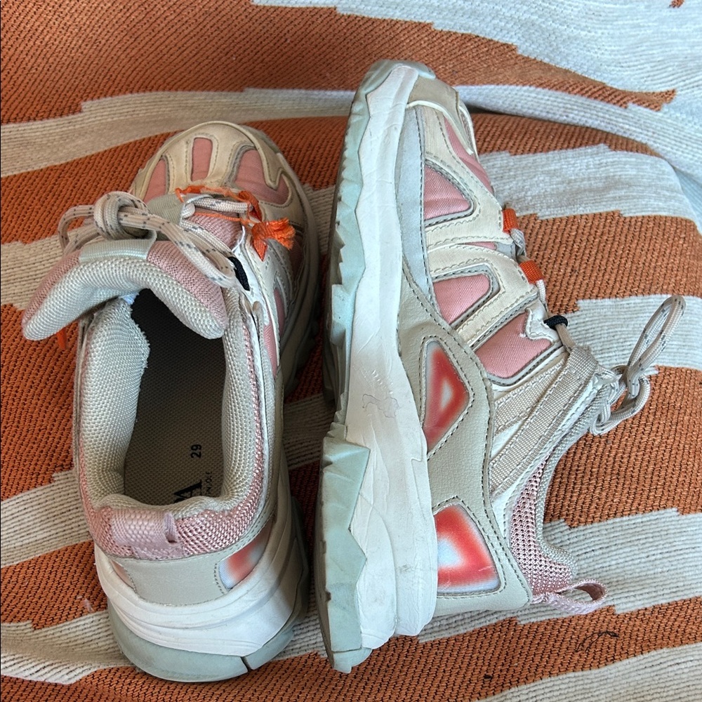 Zara Kids Sneakers in Pink and Orange